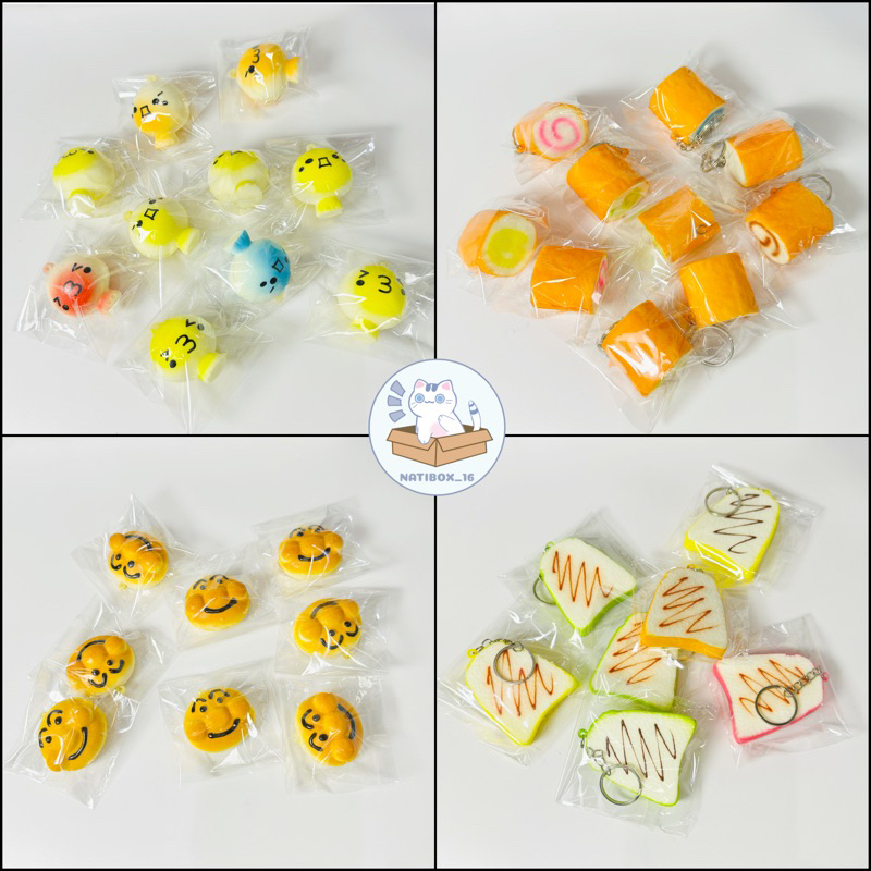 squishy mini chất xốp, nhật mềm và chậm tăng