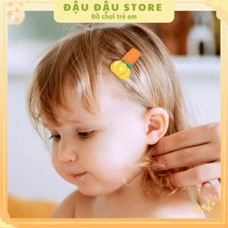 Kẹp tóc cho bé gái hình pony, kem, trái cây siêu cute, dễ thương 💟 Đậu Đậu Store