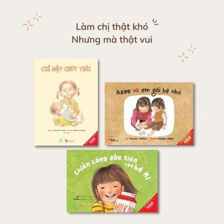 Sách Combo Ehon Làm chị thật khó- Nhưng mà thật vui -Quảng Văn