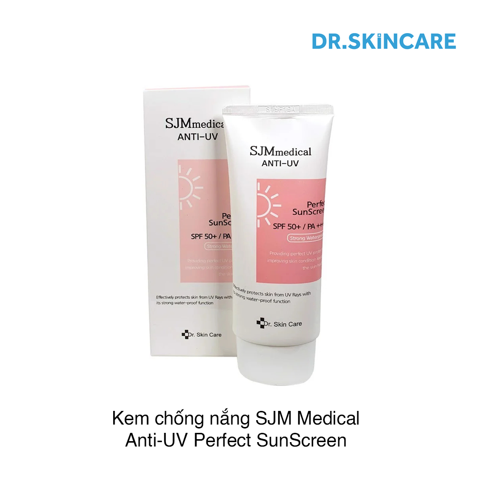 Kem Chống Nắng SJM Medical Chống Nước Nâng Tone SPF50+ PA++++ Hàn Quốc chính hãng 60g