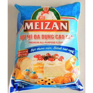 Bột mì đa dụng cao cấp làm bánh Meizan gói 500gr