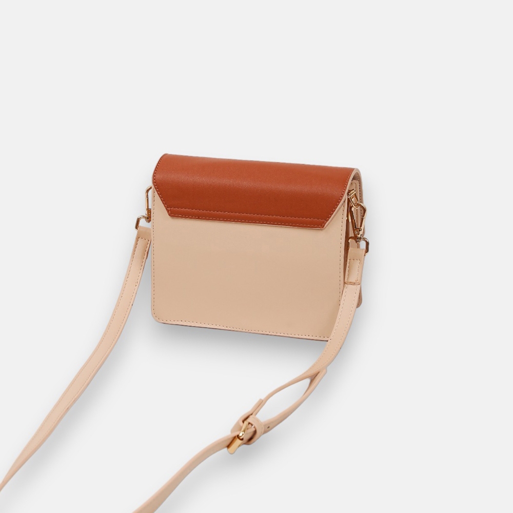 Túi Xách Nữ Lemino Dáng Hộp Pha Màu LB23250