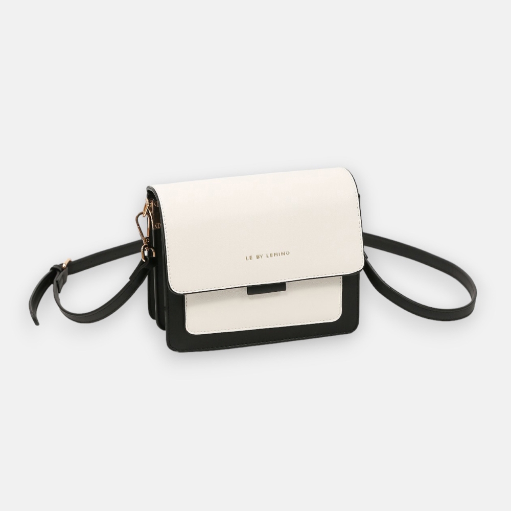 Túi Xách Nữ Lemino Dáng Hộp Pha Màu LB23250