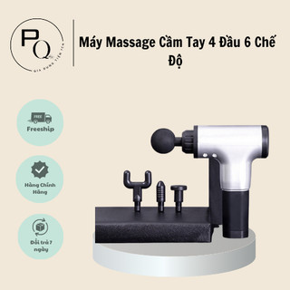 Máy Massage Cầm Tay 4 Đầu 6 Chế Độ Giúp Thư Giãn Giảm Mệt Mỏi Sau Mỗi Ngày Làm Việc