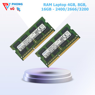 RAM LAPTOP 4GB/8GB/16GB DDR4 bus 2400/2666/3200Hz Kingston Samsung - BH 12 tháng 1 đổi 1