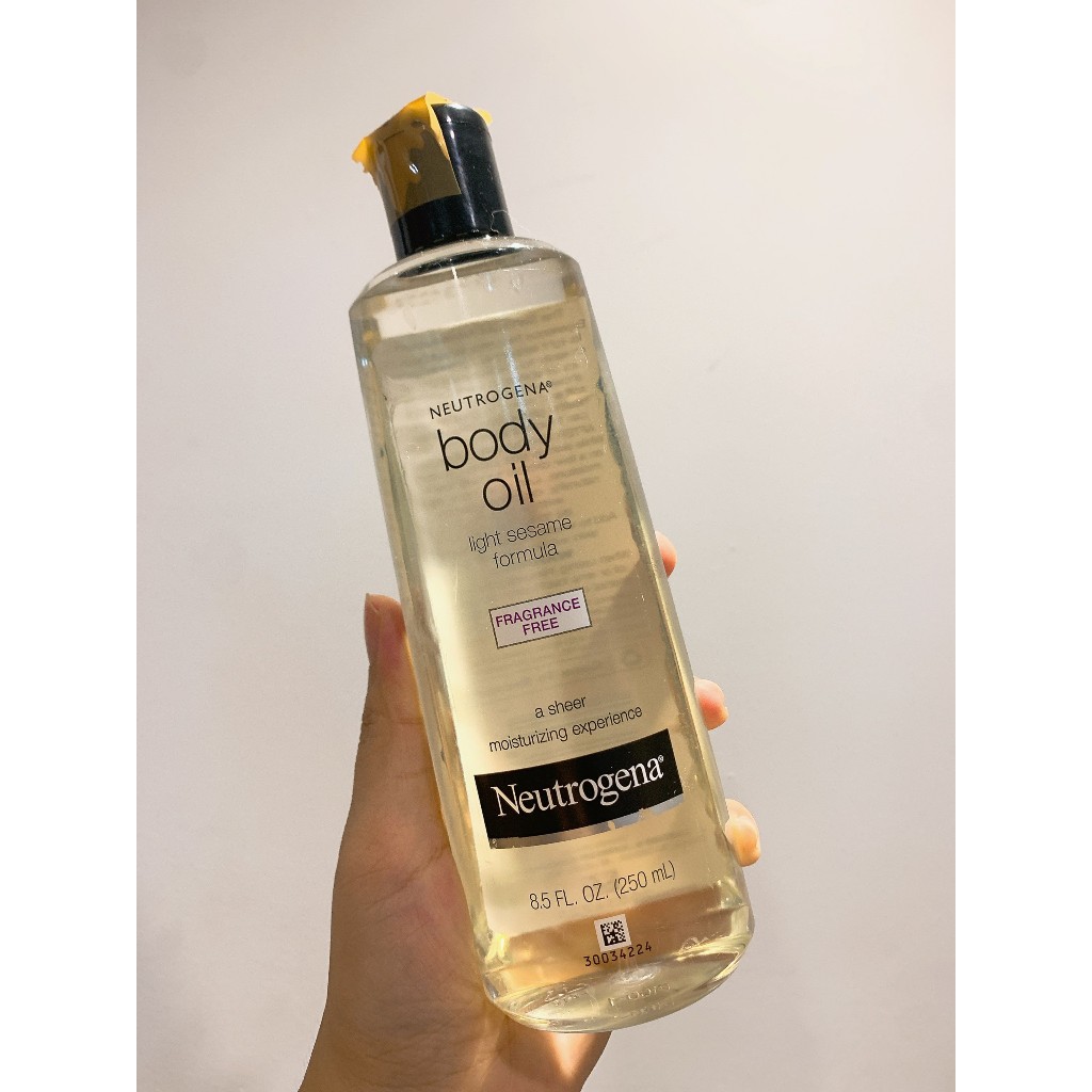 Dầu Dưỡng Làm Mờ Rạn Da Neutrogena Body Oil Light Sesame Formula 250ml