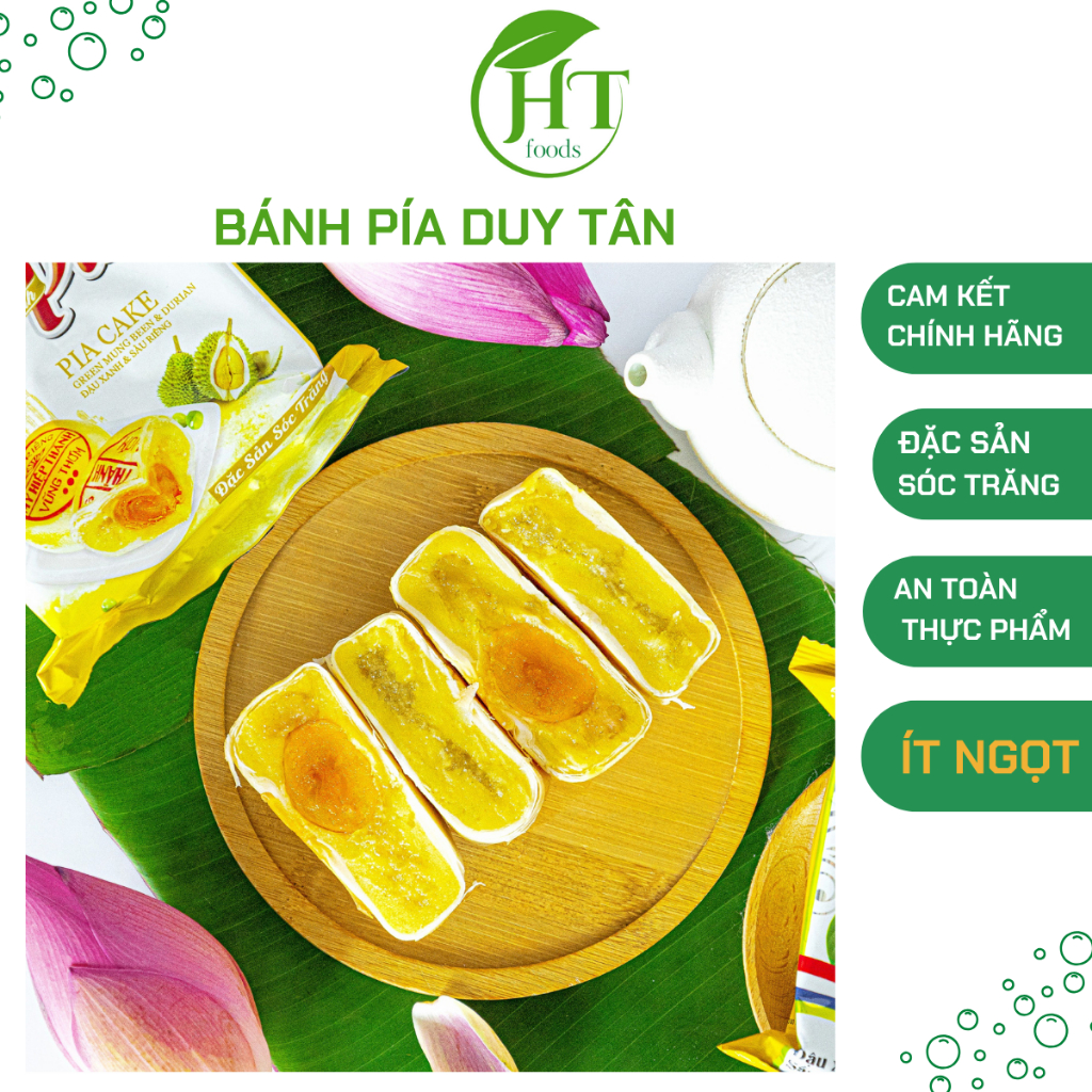 (DATE MỚI)Bánh pía Duy Tân, 670 gam; đậu xanh, sầu riêng, trứng muối, sản phẩm đặc sản Sóc Trăng