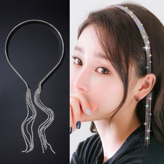 (4 hàng) Bờm cài tóc khuyên tai gắn đá lấp lánh Địch Lệ Nhiệt Ba xinh xắn