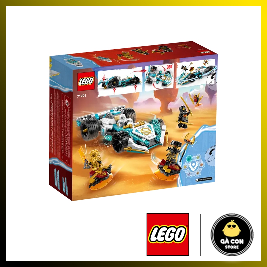 LEGO NinjaGo 71791 Zane’s Dragon Power Spinjitzu Race Car.