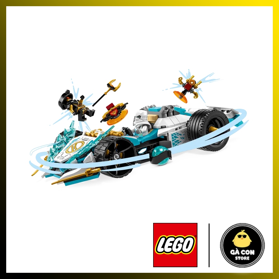 LEGO NinjaGo 71791 Zane’s Dragon Power Spinjitzu Race Car.