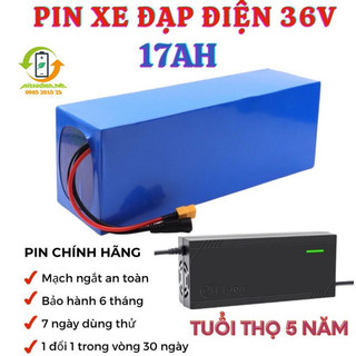 Bộ pin xe đạp điện 36v 17ah
