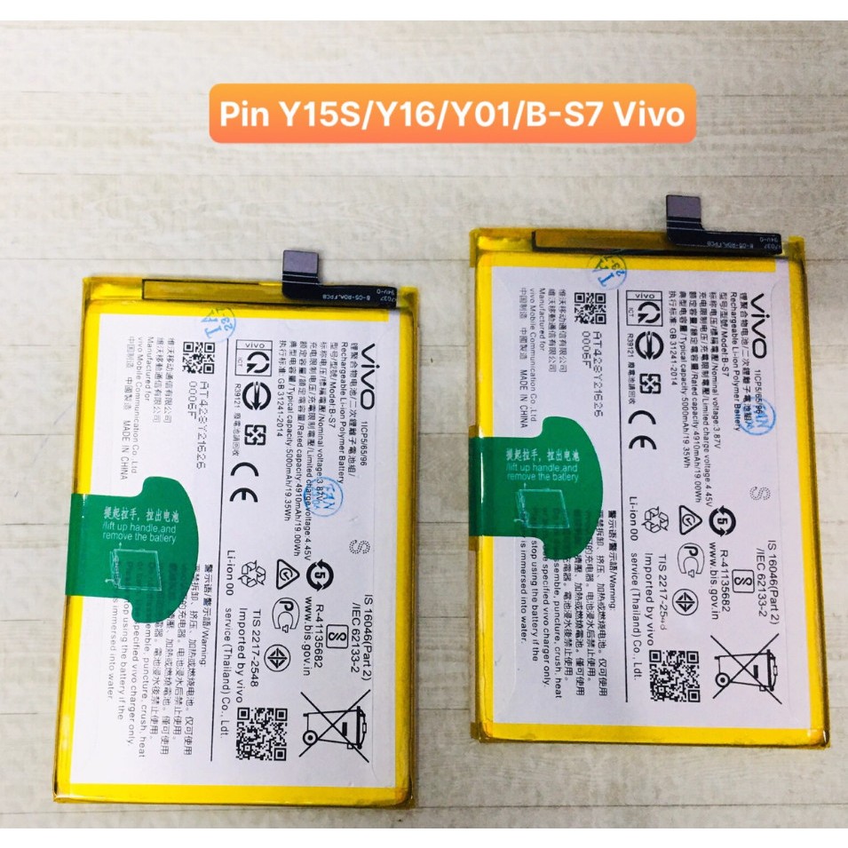 Pin Y15s/Y16/Y01 B-S7 vivo