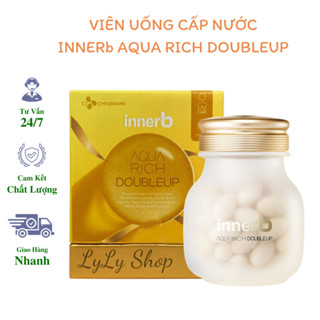 Viên Uống Cấp Nước InnerB Aqua Rich Doubleup bản nâng cấp, Cấp nước, bổ sung độ ẩm cho da, ngăn ngừa vết nhăn Lylyshop 7