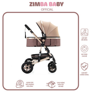 Xe Đẩy Belecoo Cao Cấp 2 Chiều Có Giảm Xóc Cho Bé Gấp Gọn Dễ Dàng Zimbababy