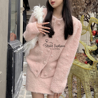 Set len hồng phấn đính ngọc xinhh xắn, nhẹ nhàng, tinh tế
