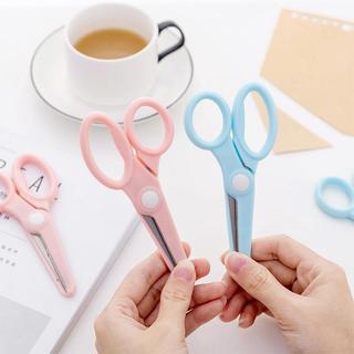Kéo cắt giấy cầm tay decor màu xinh