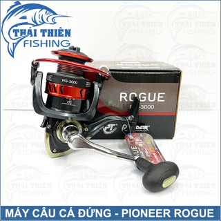 Máy Câu Cá Pioneer Rogue RG Phiên Bản Mới Tay Quay Vặn Ren
