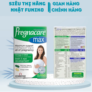 Vitamin tổng hợp cho bà bầu Pregnacare max hộp 84 viên