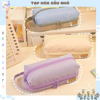 Túi đựng bút BÁNH MÌ nhiều ngắn có quai xách