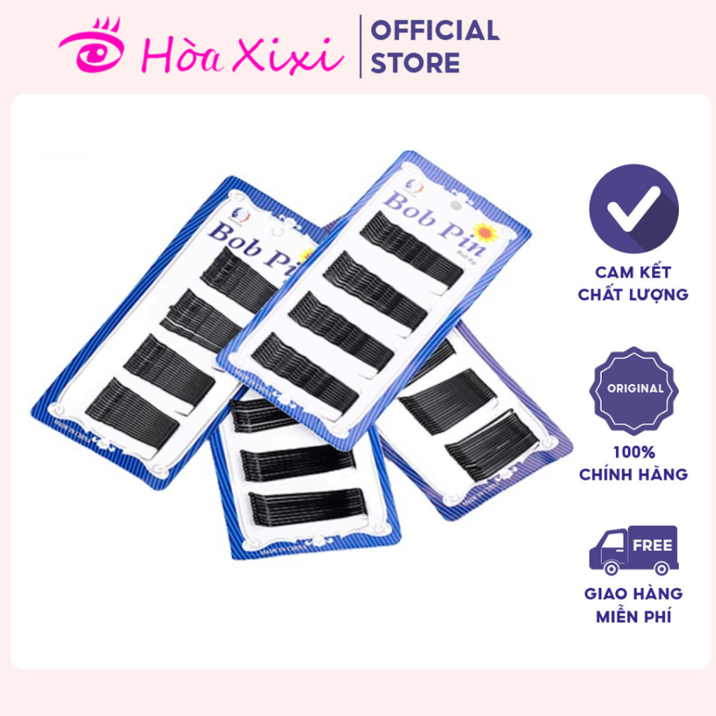 Kẹp tóc Bob Pin (bộ gồm 60 cây)