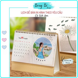 Lịch để bàn - in hình theo yêu cầu