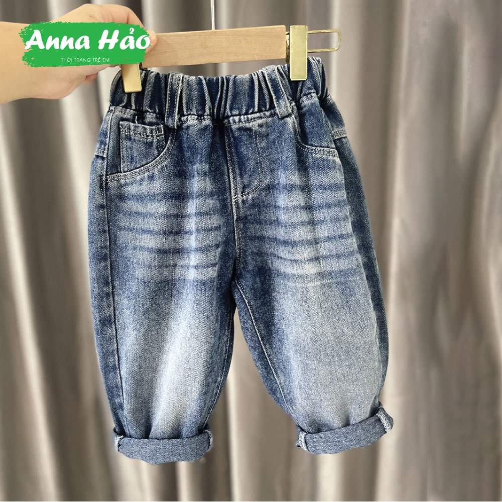 Quần Bò Thêu Túi Bé Trai  - Quần Jean Bé Trai