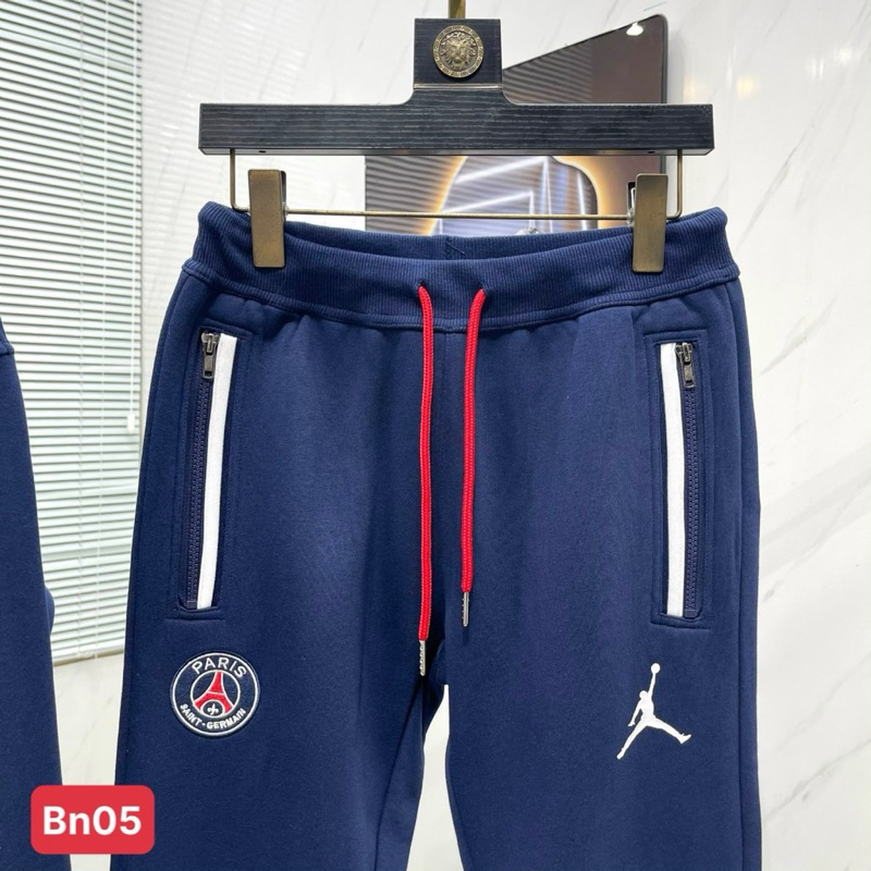 BỘ NỈ THỂ THAO NAM CAO CẤP BN05 ĐEN RÊU