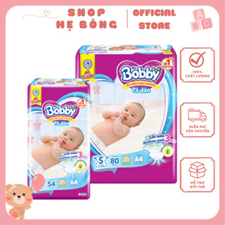 Tã dán Bobby NB38/NB70/S54/S80/M46/M76/L42 miếng