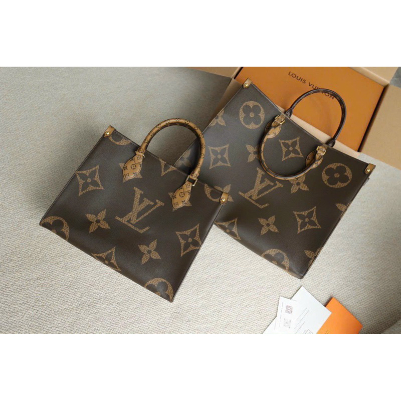TÚI XÁCH LVV SHOPPING SANG CHẢNH SIZE 35CM VÀ SIZE  41CM