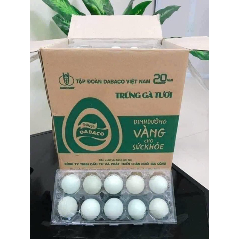 Trứng gà xanh Dabaco