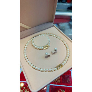 Bộ trai thiên nhiên nước ngọt Dio bạc mạ vàng cao cấp Minh Tâm Jewelry