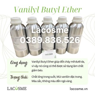 Nguyên liệu mỹ phẩm Vanilyl butyl ether (VBE)
