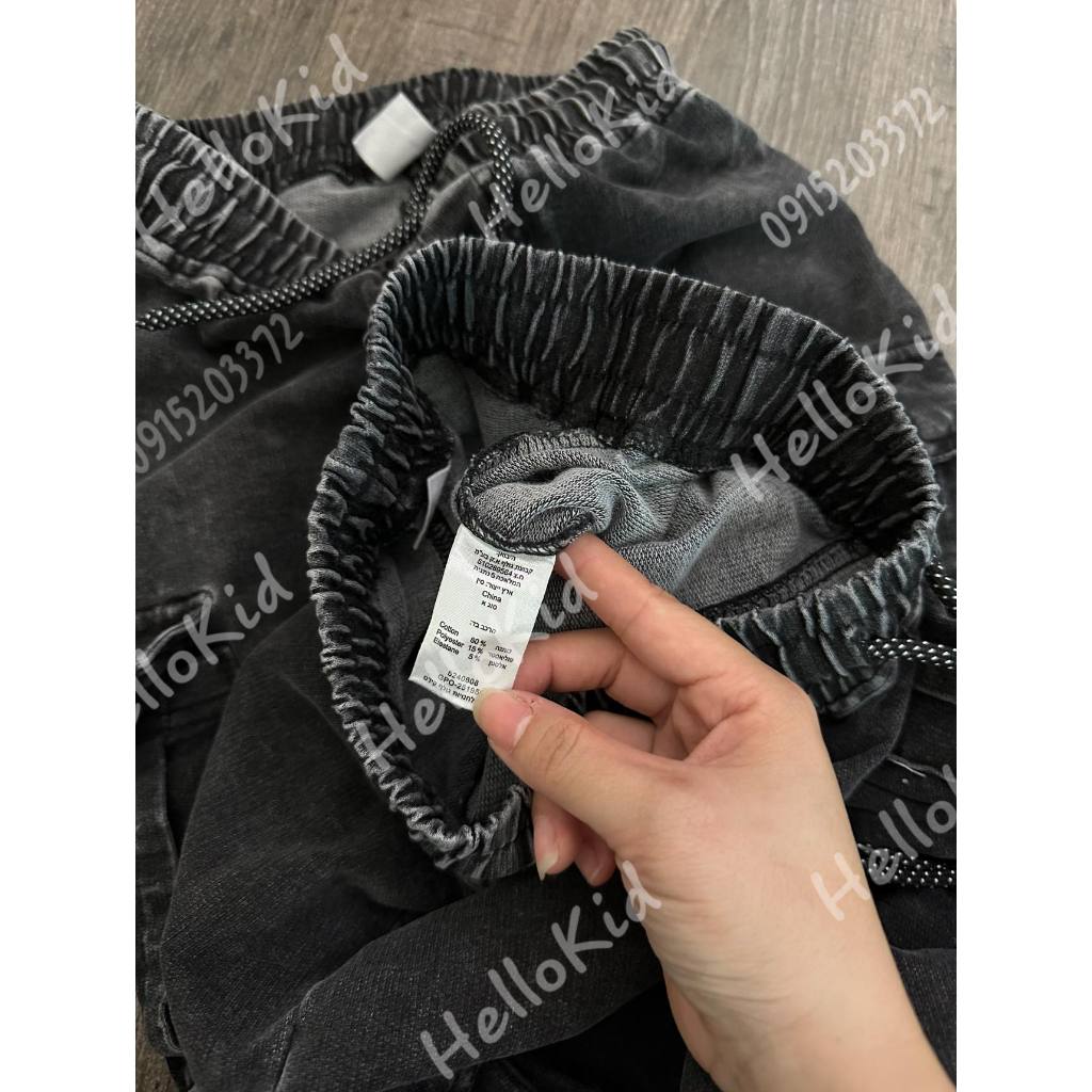 Quần jogger đen khói goftkid cho bé