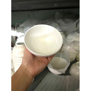 chén (bát) sứ trắng ăn cơm 11cm