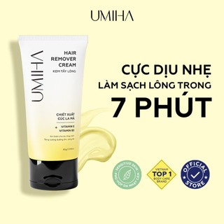 Kem tẩy lông vùng kín chiết xuất Cúc La Mã UMIHA không gây kích ứng, tiện lợi, dễ dàng sử dụng 85g