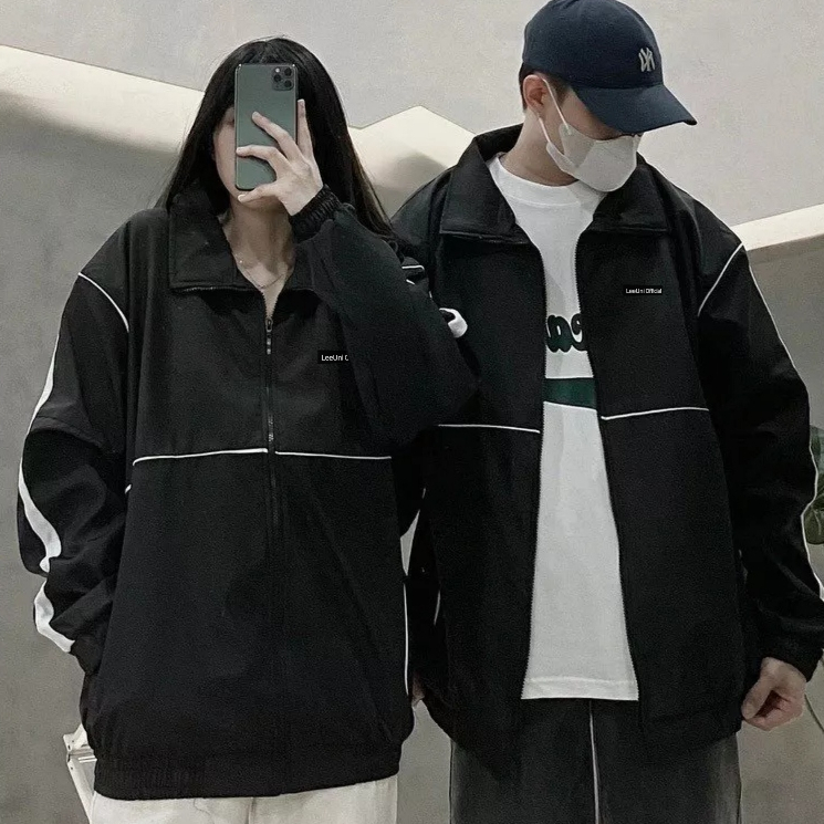 Áo Gió Chống Nước + Áo Hoodie Nỉ Chân Cua Nam Nữ Local Brand LeeUni