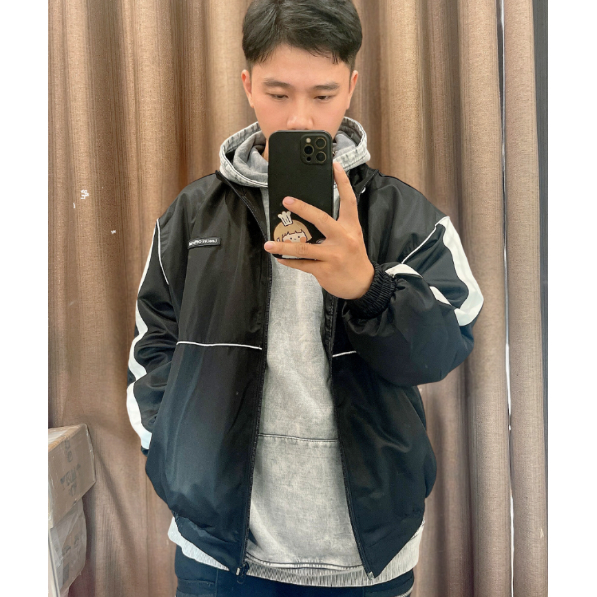 Áo Gió Chống Nước + Áo Hoodie Nỉ Chân Cua Nam Nữ Local Brand LeeUni