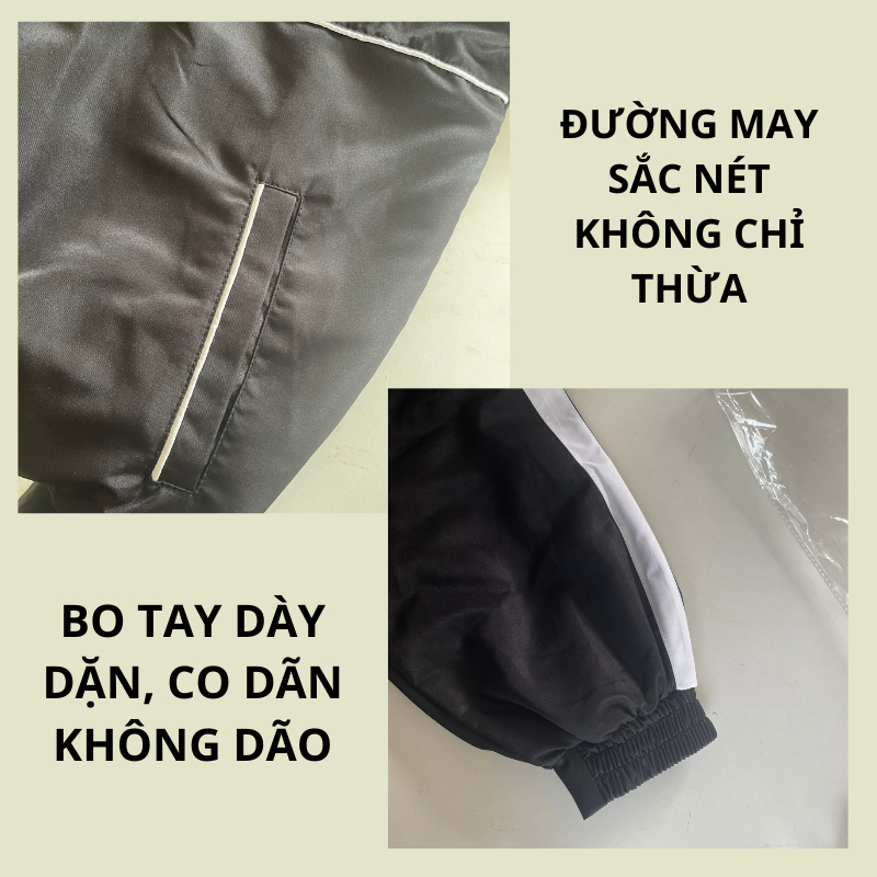 Áo Gió Chống Nước + Áo Hoodie Nỉ Chân Cua Nam Nữ Local Brand LeeUni