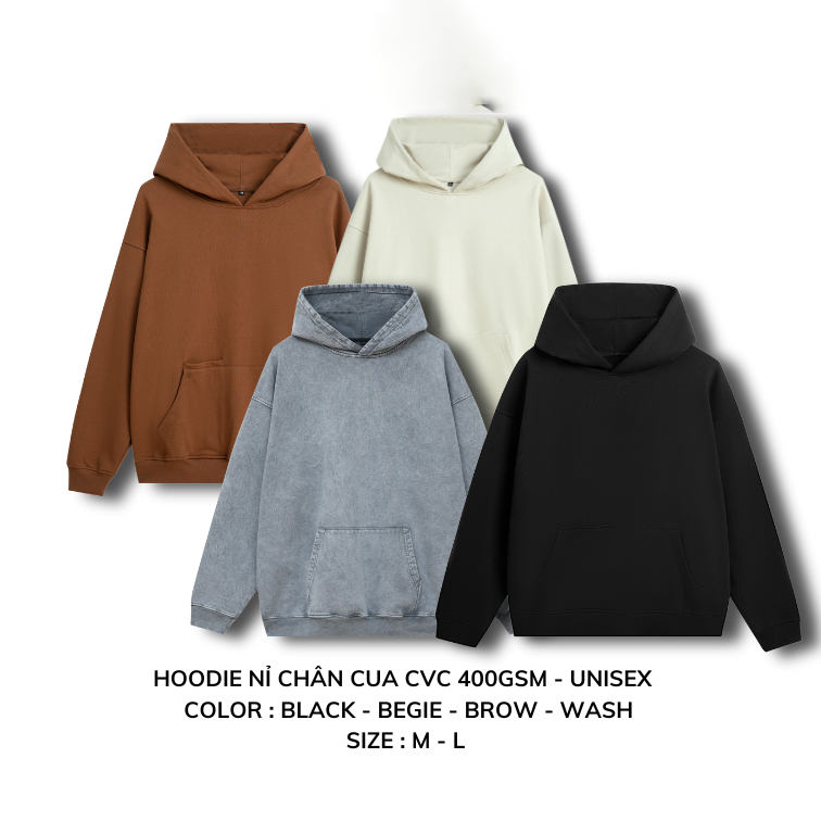 Áo Gió Chống Nước + Áo Hoodie Nỉ Chân Cua Nam Nữ Local Brand LeeUni