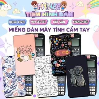 Miếng Dán Máy Tính Chủ Đề Math Môn Toán Decal Casio Vinacal FX500 FX570 FX580 - 570ES 570EX 680EX, dùng trang trí máy