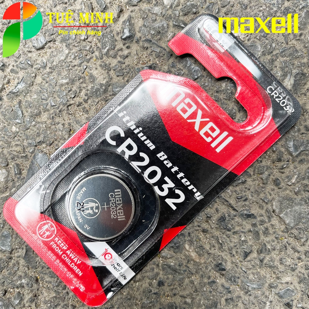 Pin Maxell CR2032, CR2025, CR2016 Lithium 3V chính hãng, pin Cmos