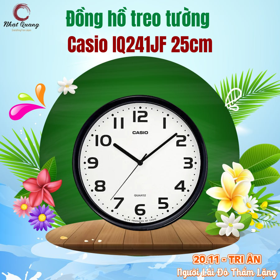 Đồng hồ Treo tường C Casio IQ241JF - Mua từ Nhật