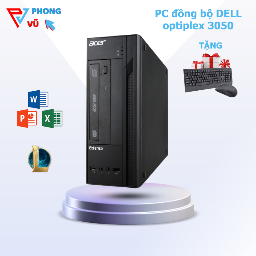 Máy tính để bàn Acer Extensa Core i7 i5 i3, Ram 8G, SSD 240GB, SSD 240GB