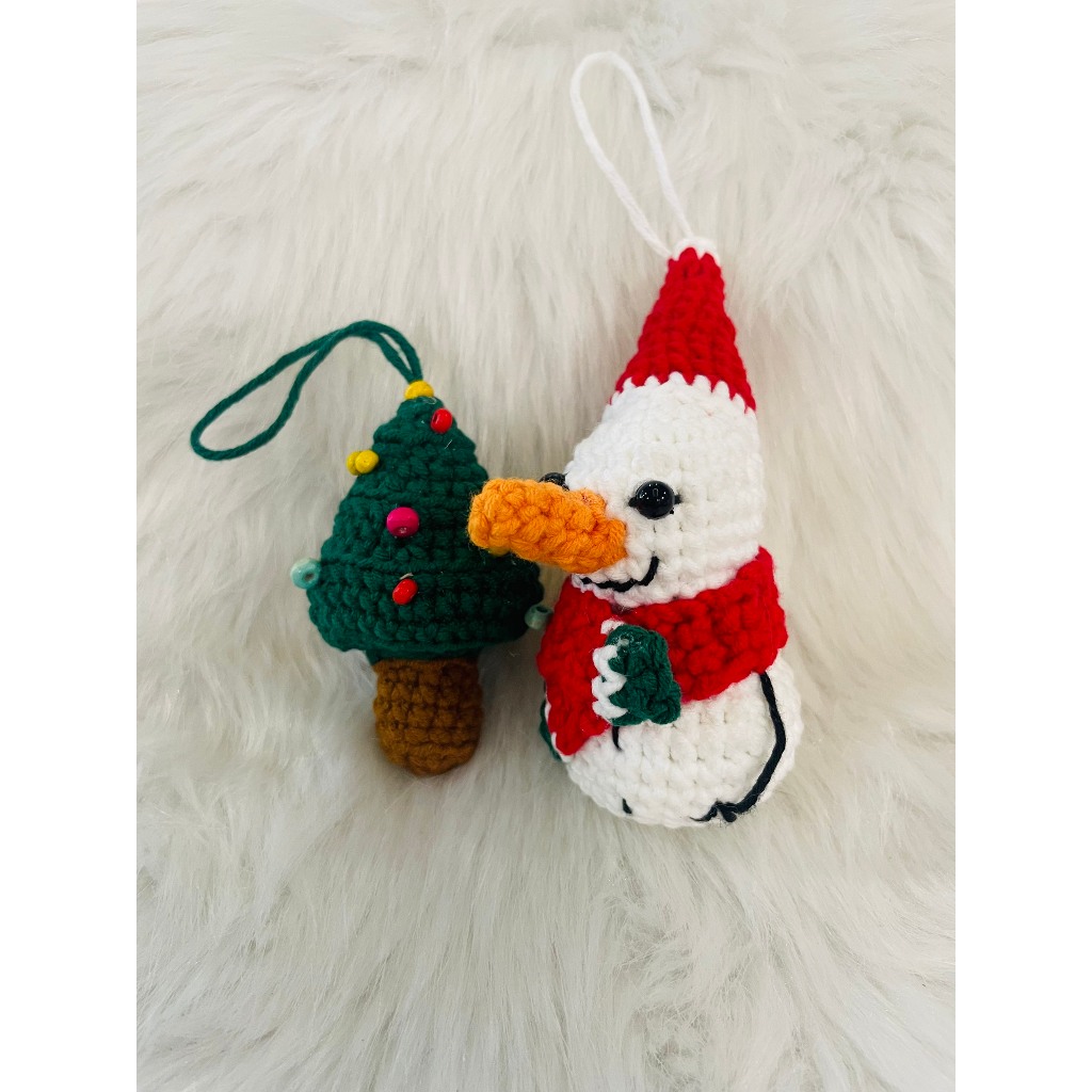 Phụ Kiện Trang Trí Noel Giáng Sinh Noel Len Handmade - Trang Trí Dịp Giáng Sinh - Món Quà Nhỏ Ý Nghĩa Đáng Yêu