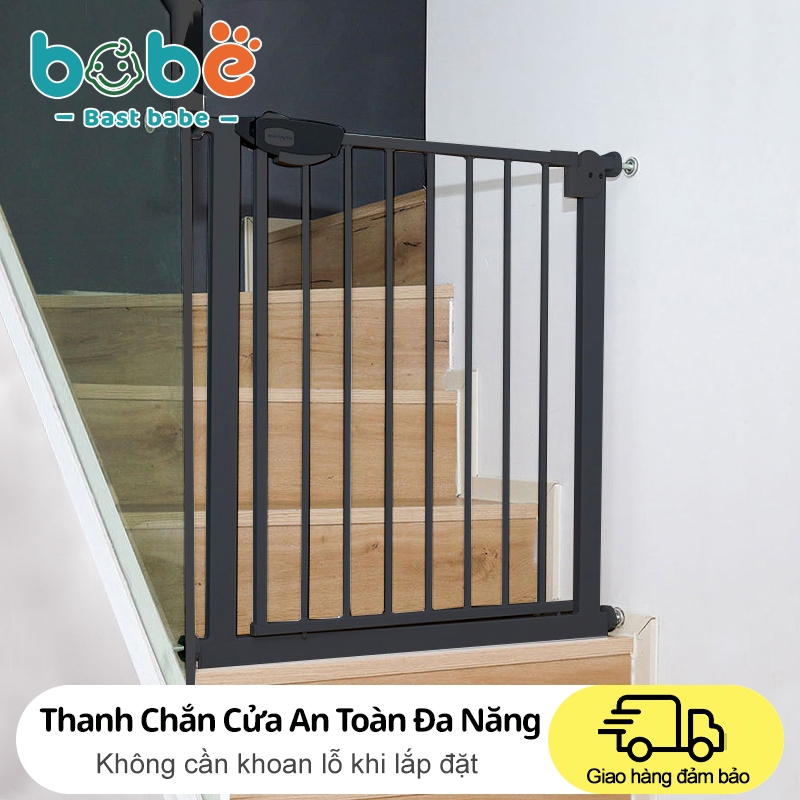 Thanh chắn cửa, chắn cầu thang, hành lang không cần khoan đục,khoan tường an toàn cho trẻ nhỏ bảo vệ an toàn cho bé yêu