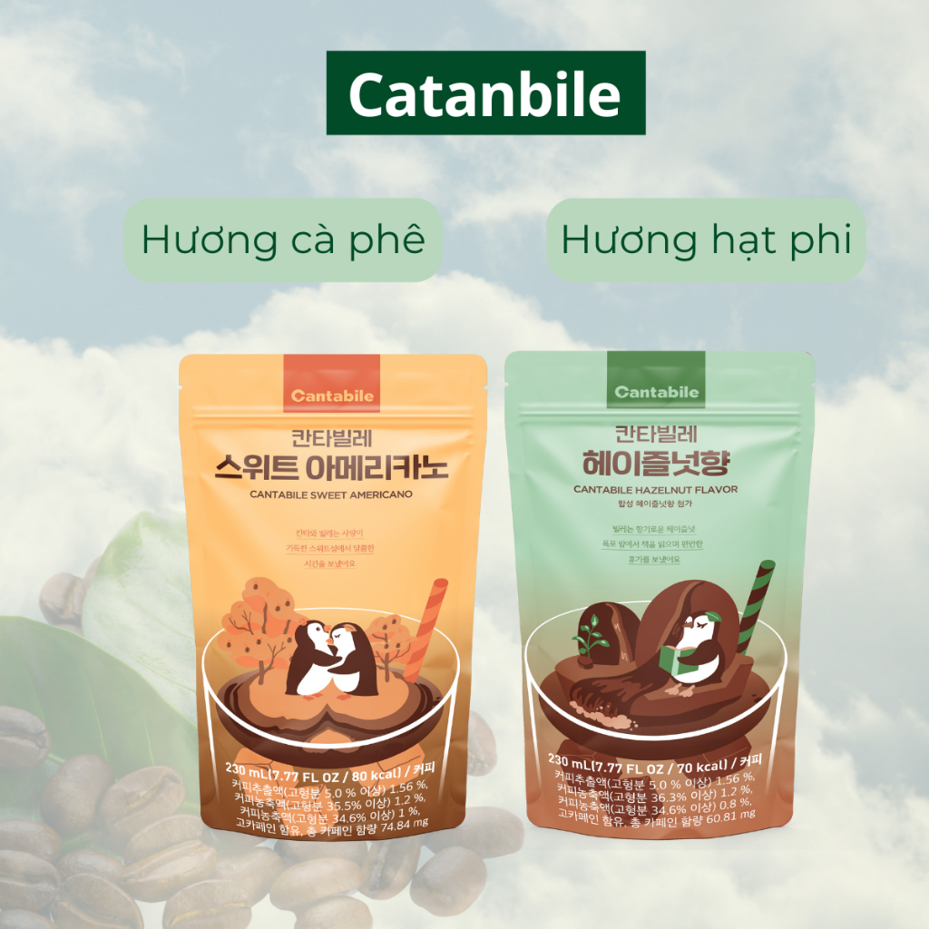 Cà phê espresso dạng túi uống liền Catanlibe - ALADDINVINA