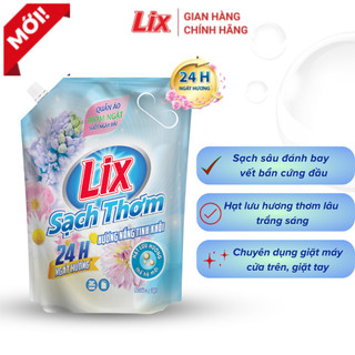 Nước giặt Lix sạch thơm hương nắng tinh khôi Lixco Việt Nam nước giặt Lix cho giặt tay và giặt máy