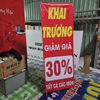 Standee chữ X cường lực 60x160cm