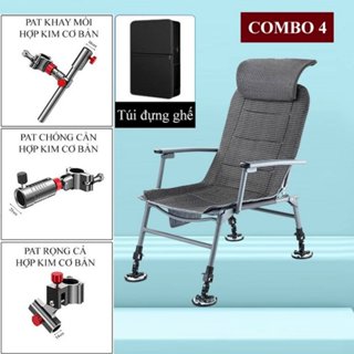 Ghế Săn Hàng Câu Đài Câu Lục gấp gọn - Khung Hợp Kim Chắc Chắn - Chinh Phục Mọi Loại Ghế Địa Hình