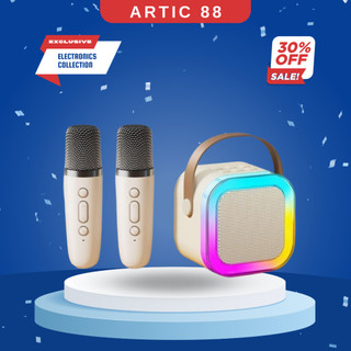 Loa bluetooth, loa karaoke mini k12 sạc pin không dây, âm thanh hay bass chuẩn tặng kèm 2 míc hát, bảo hành 12 tháng